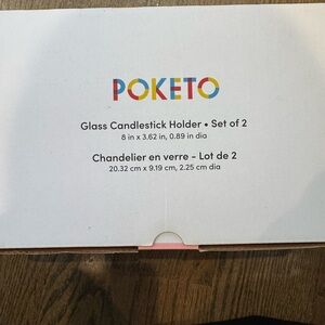 Poketo Glads Candlestick Holder - Set of 2